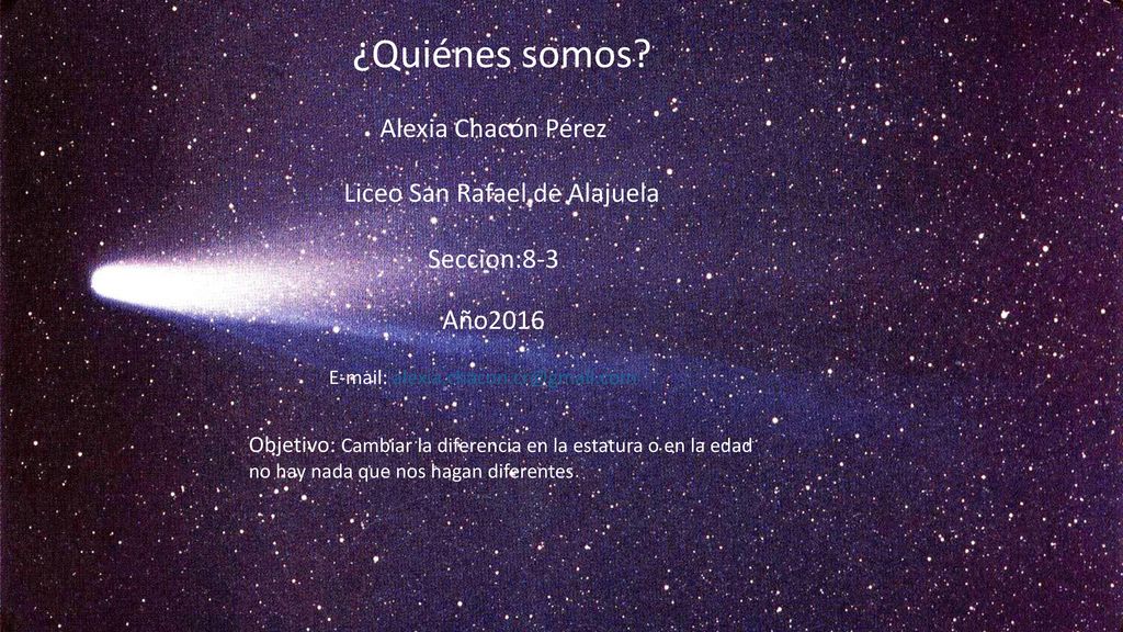 ¿Quiénes somos Alexia Chacón Pérez Liceo San Rafael de Alajuela