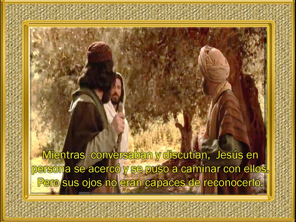 Mientras conversaban y discutían, Jesús en persona se acercó y se puso a caminar con ellos.