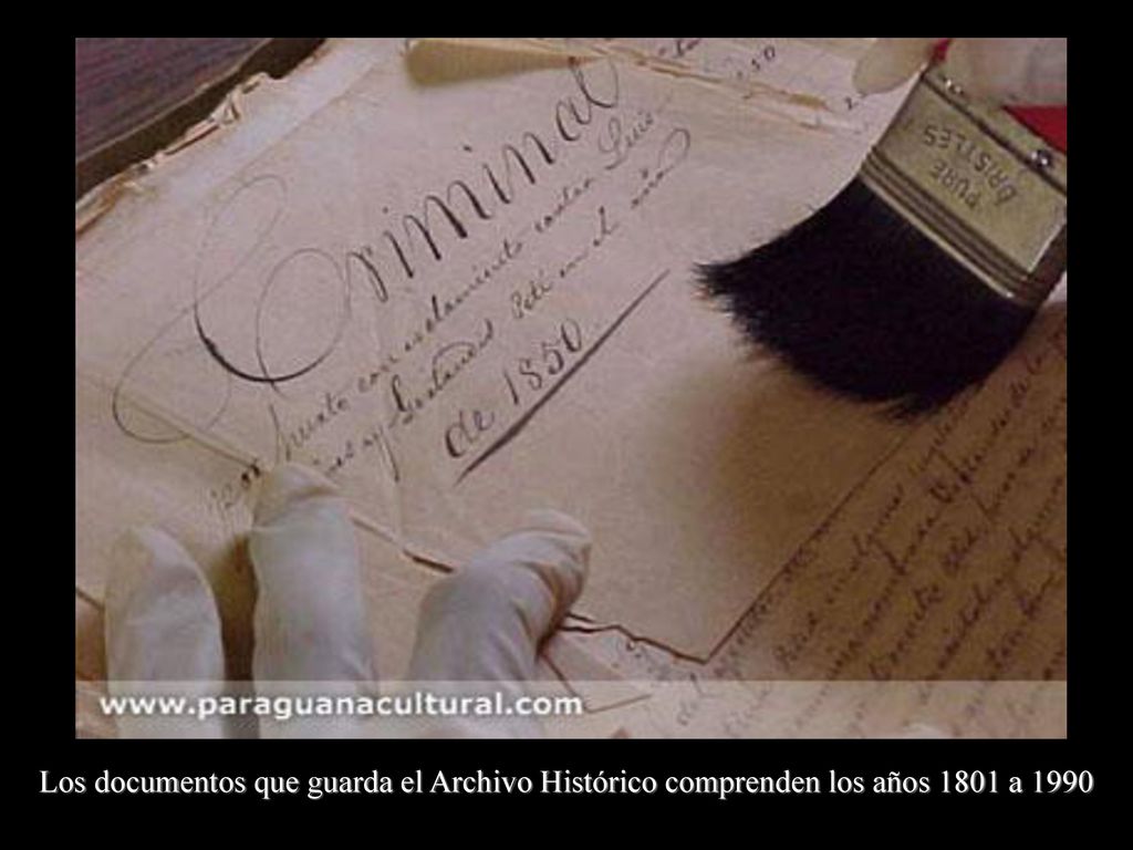 Los documentos que guarda el Archivo Histórico comprenden los años 1801 a 1990