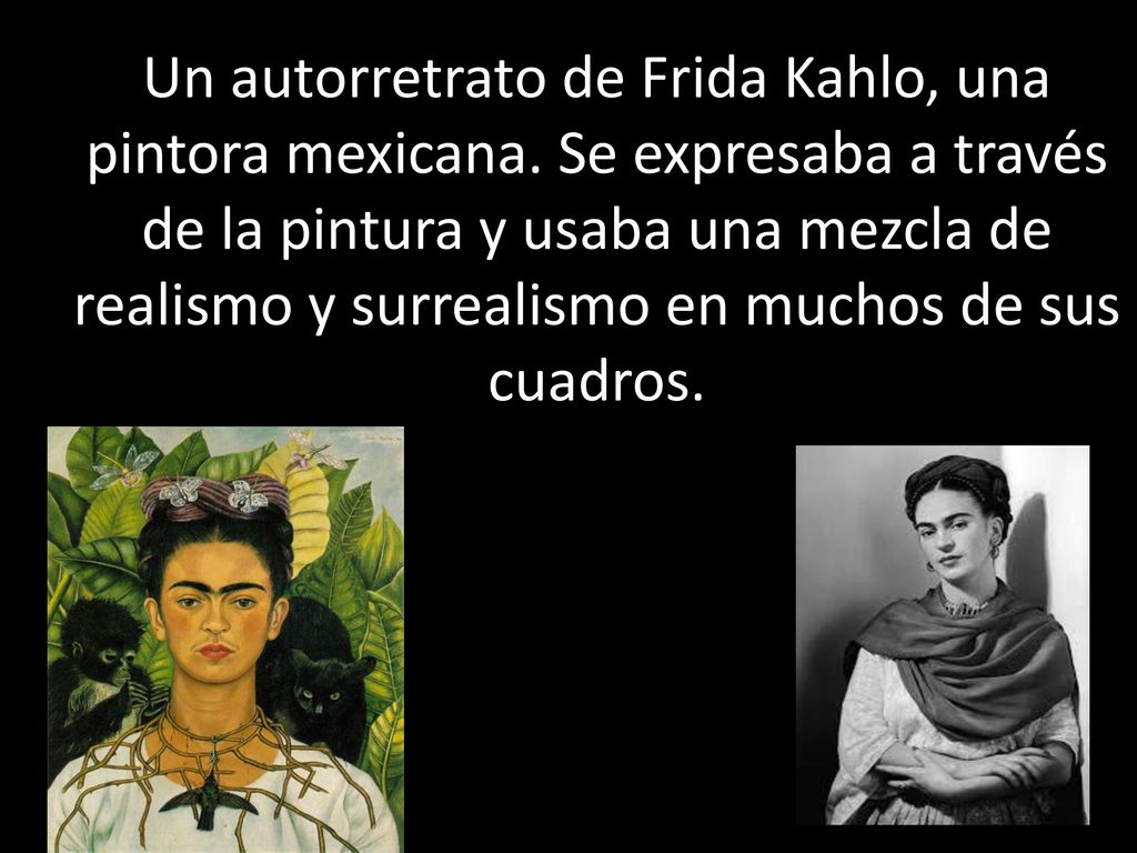 Un autorretrato de Frida Kahlo, una pintora mexicana