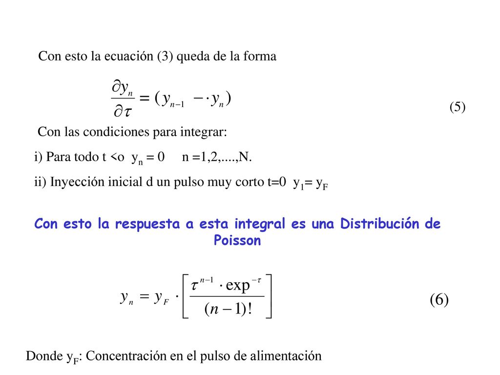 Con esto la respuesta a esta integral es una Distribución de Poisson