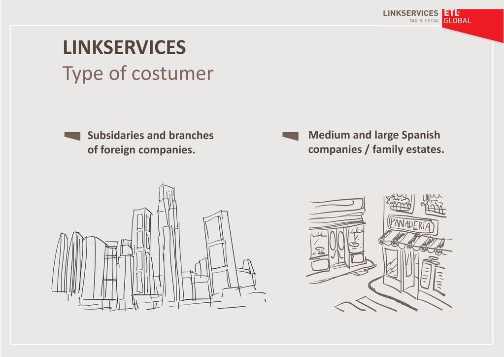 LINKSERVICES Type of costumer