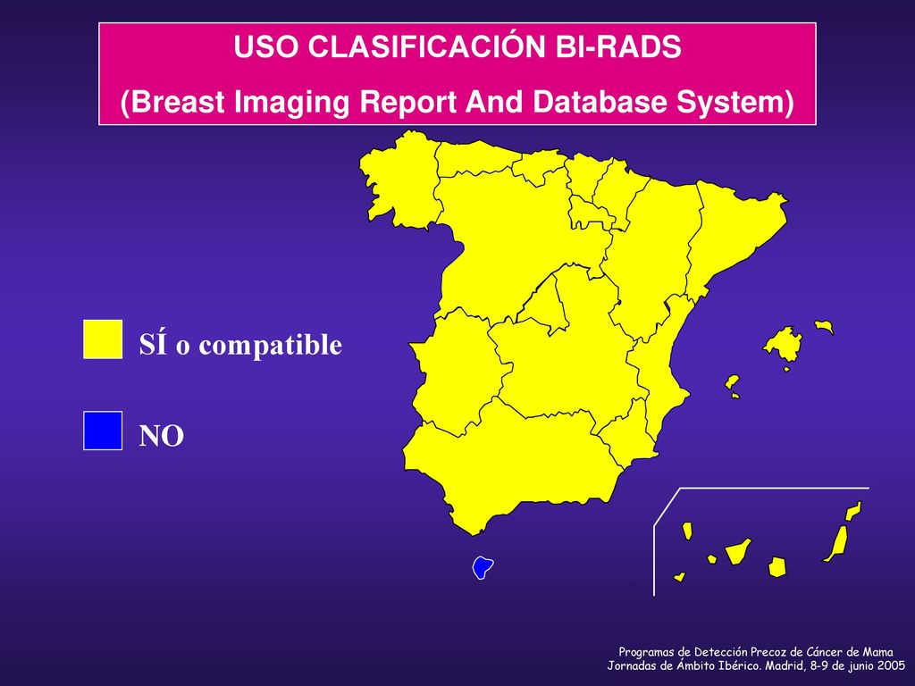 USO CLASIFICACIÓN BI-RADS (Breast Imaging Report And Database System)