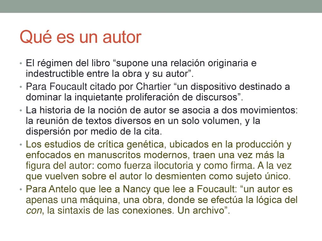 Qué es un autor El régimen del libro supone una relación originaria e indestructible entre la obra y su autor .
