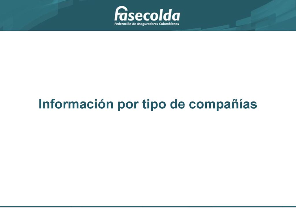 Información por tipo de compañías