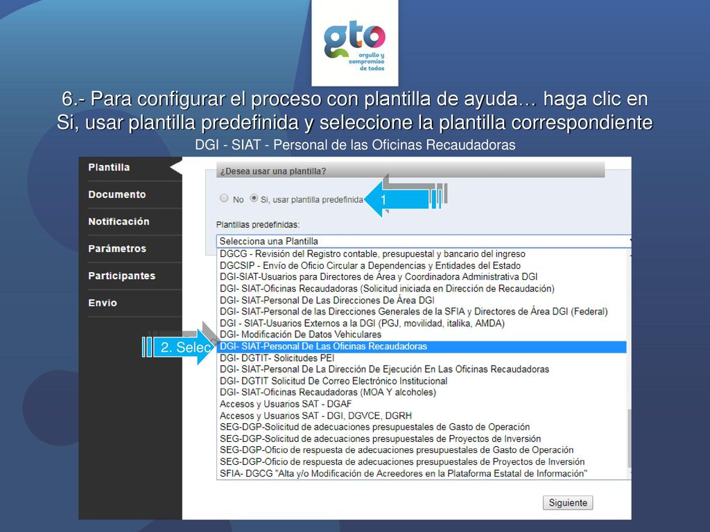 DGI - SIAT - Personal de las Oficinas Recaudadoras