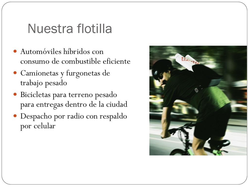 Nuestra flotilla Automóviles híbridos con consumo de combustible eficiente. Camionetas y furgonetas de trabajo pesado.