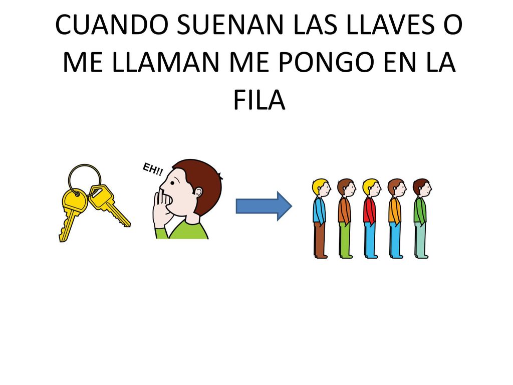 CUANDO SUENAN LAS LLAVES O ME LLAMAN ME PONGO EN LA FILA