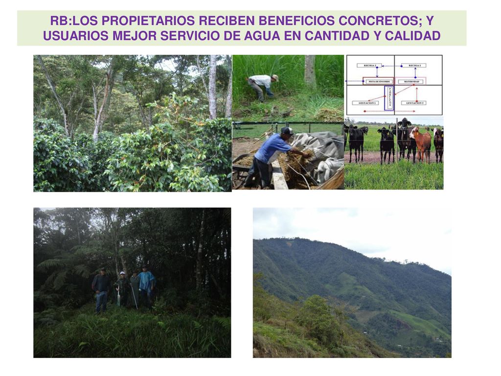 RB:LOS PROPIETARIOS RECIBEN BENEFICIOS CONCRETOS; Y USUARIOS MEJOR SERVICIO DE AGUA EN CANTIDAD Y CALIDAD