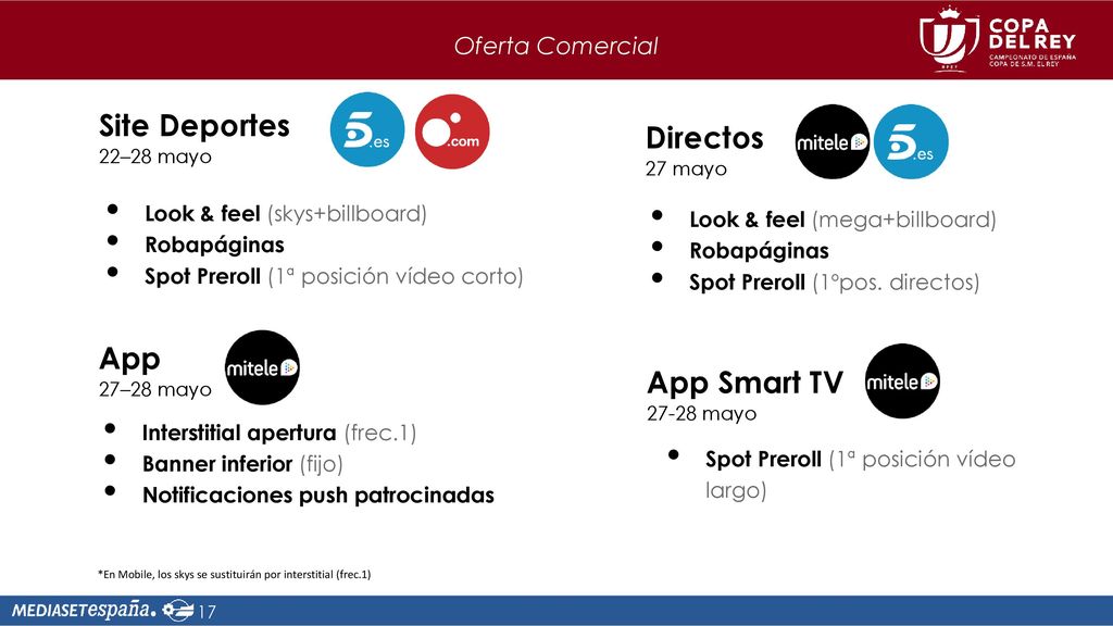 Site Deportes Directos App App Smart TV Oferta Comercial