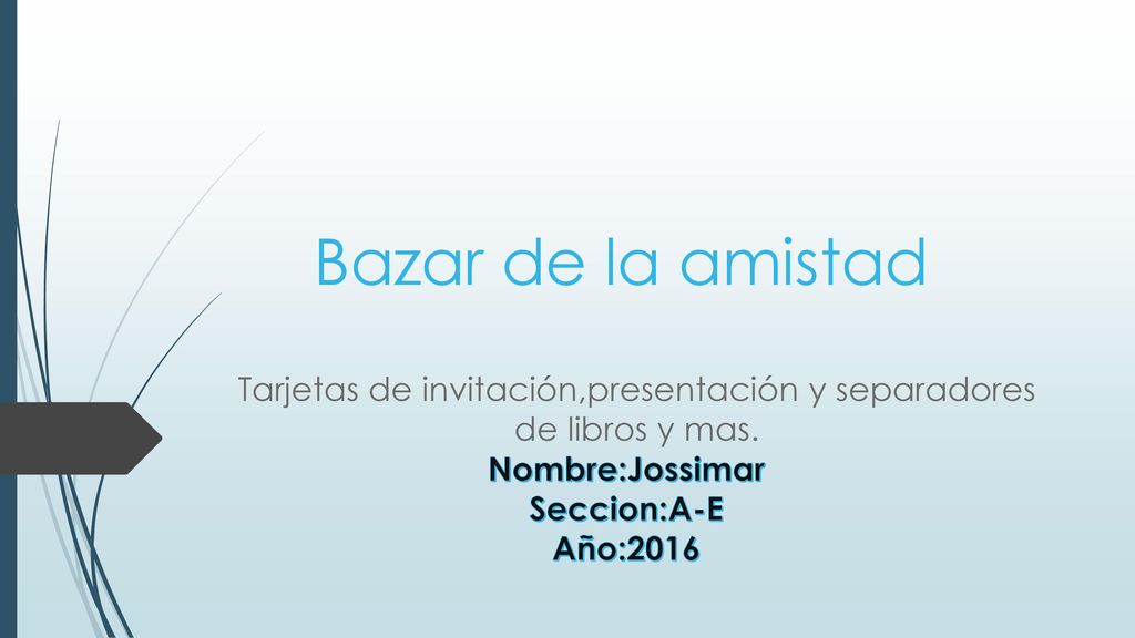 Tarjetas de invitación,presentación y separadores de libros y mas.