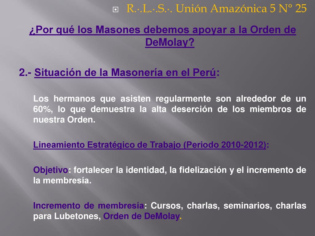 ¿Por qué los Masones debemos apoyar a la Orden de DeMolay