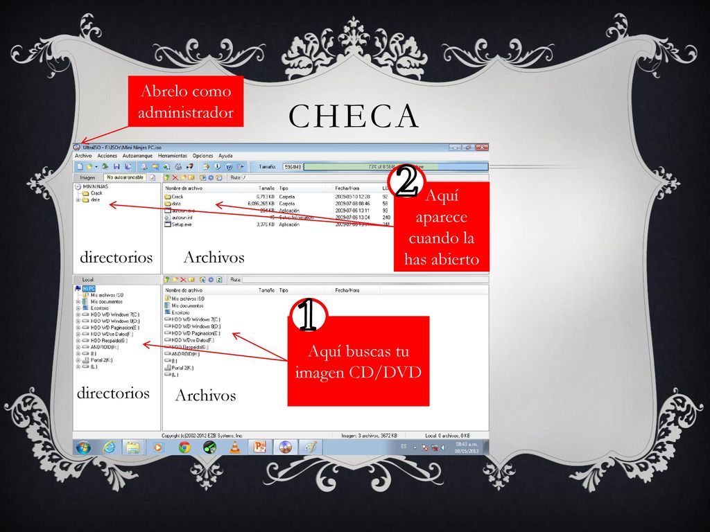 2 1 Checa Abrelo como administrador Aquí aparece cuando la has abierto