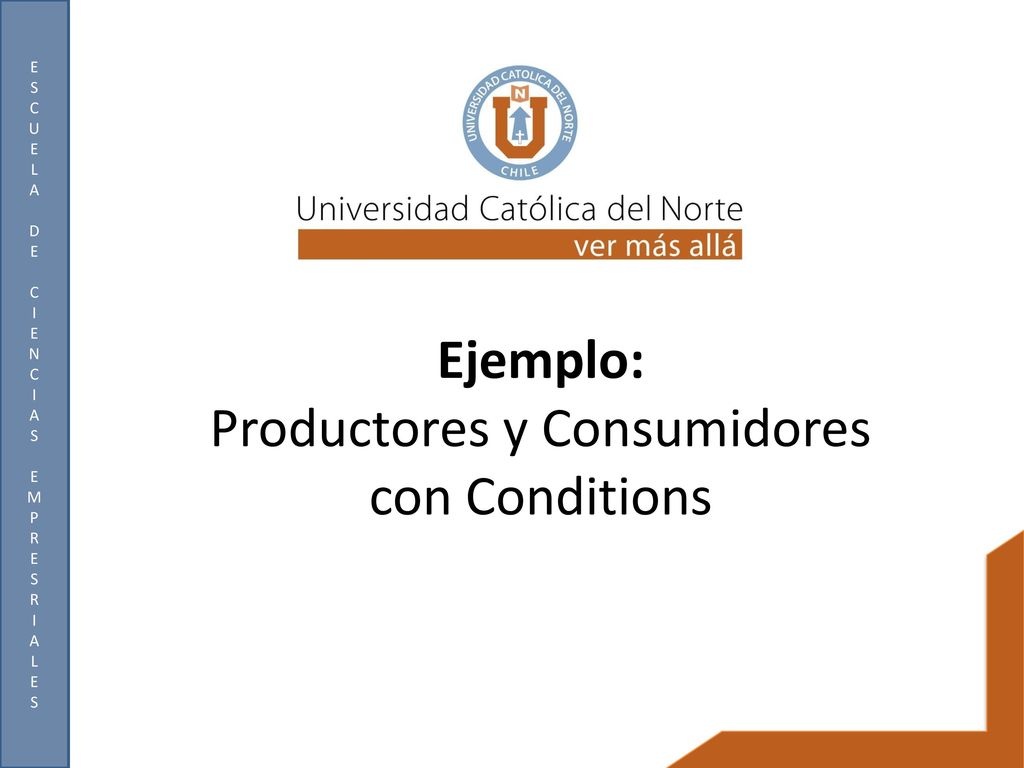 Ejemplo: Productores y Consumidores con Conditions