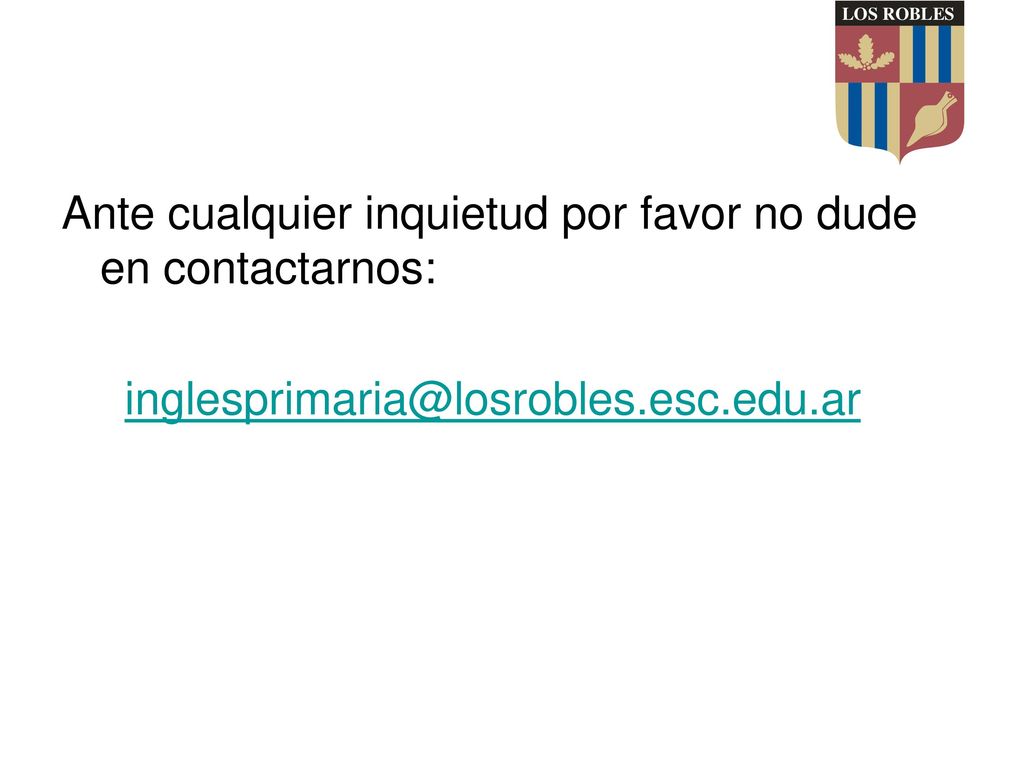 Ante cualquier inquietud por favor no dude en contactarnos: