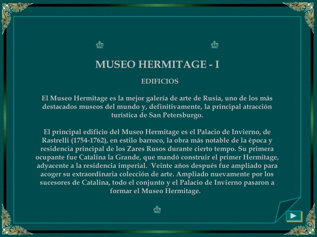 MUSEO HERMITAGE - I EDIFICIOS