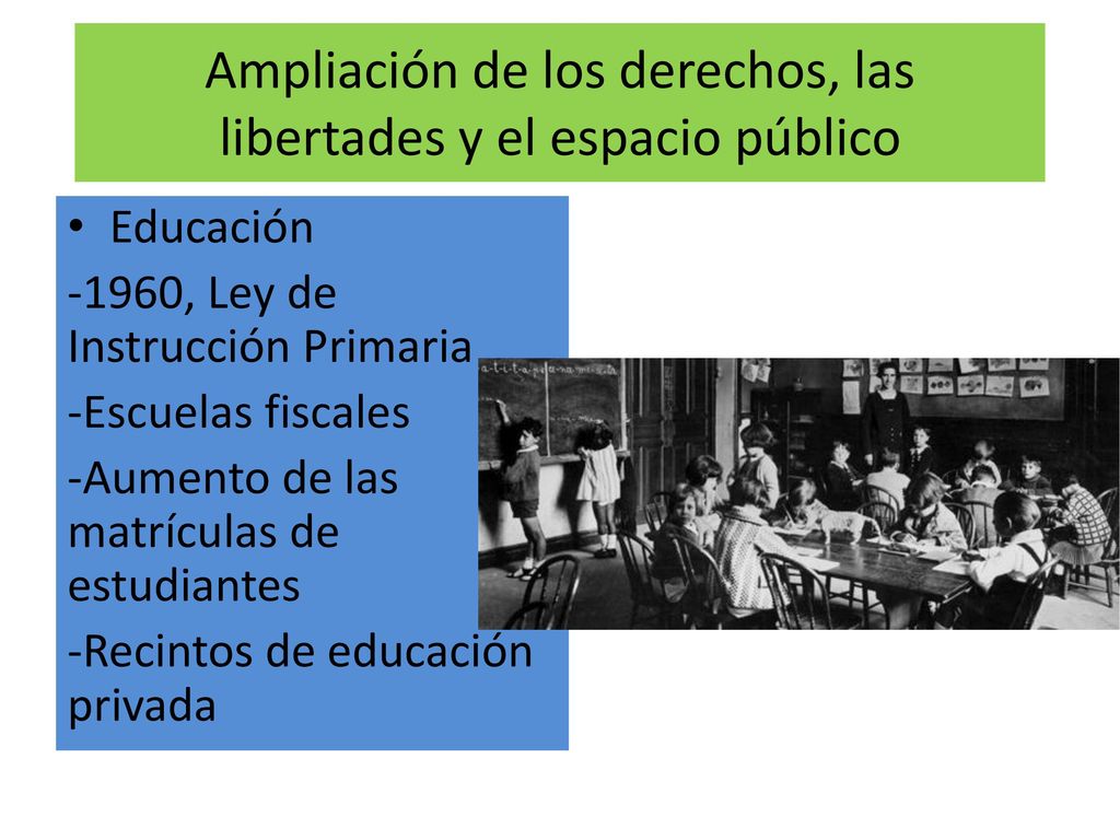 Ampliación de los derechos, las libertades y el espacio público
