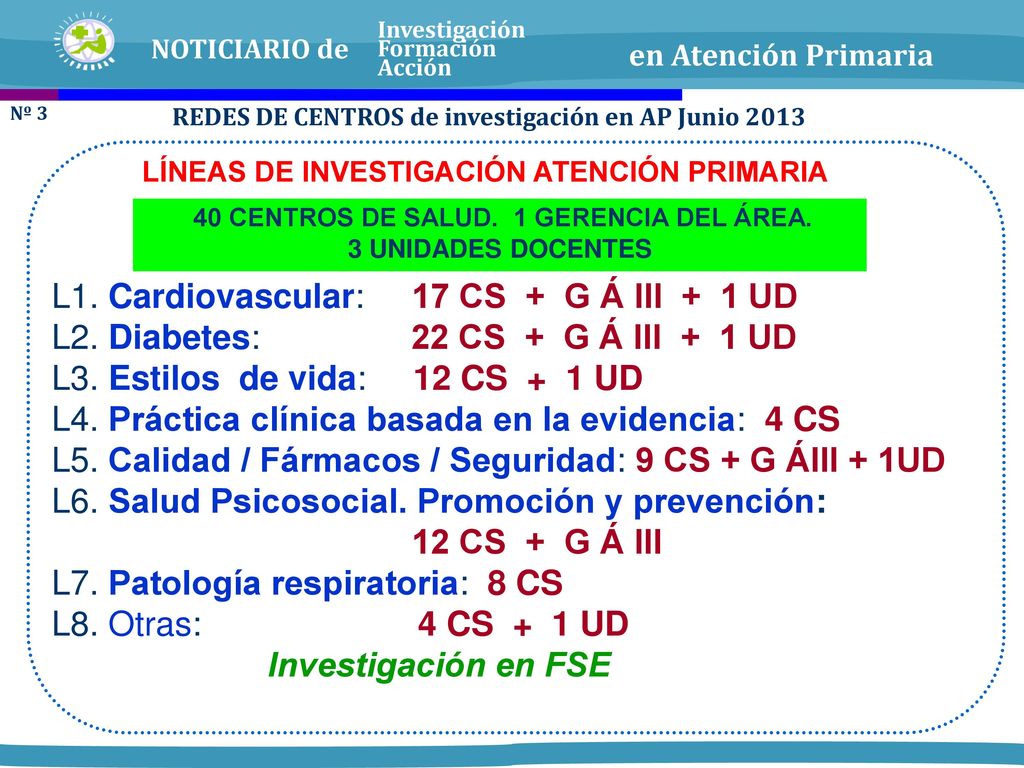 L1. Cardiovascular: 17 CS + G Á III + 1 UD