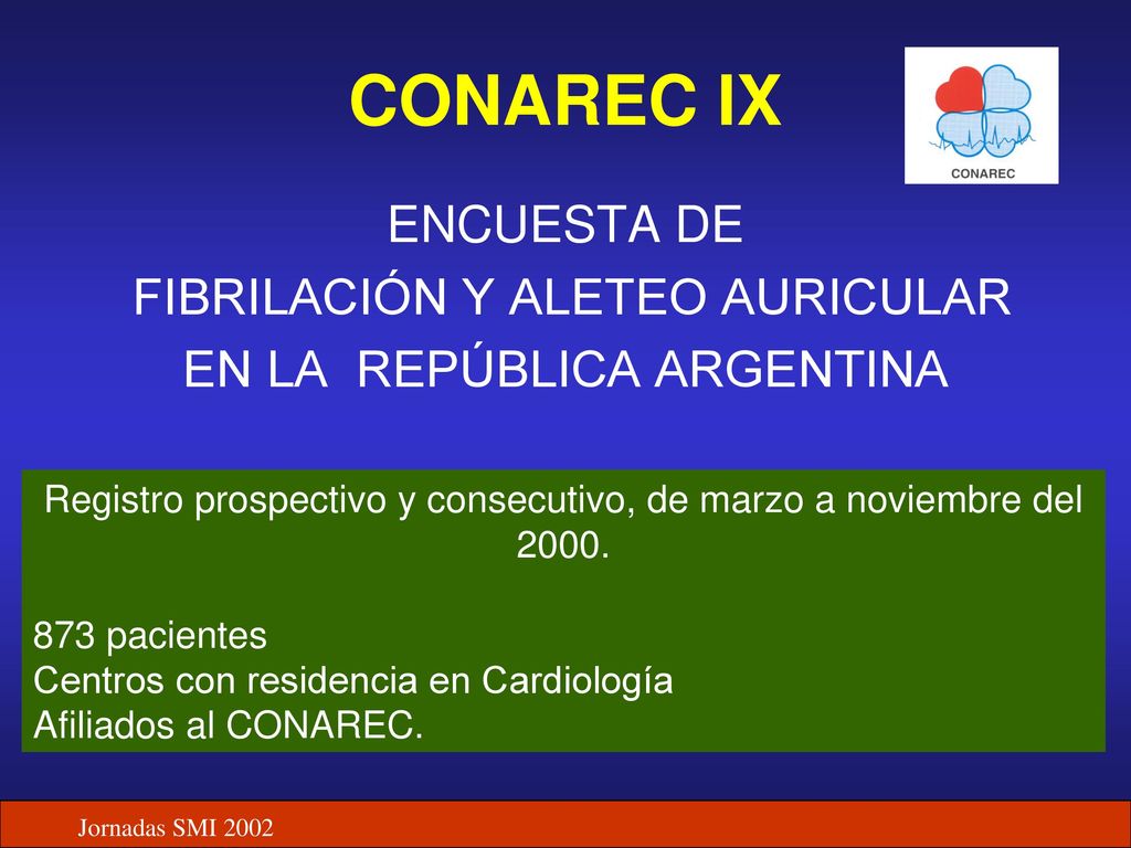ENCUESTA DE FIBRILACIÓN Y ALETEO AURICULAR EN LA REPÚBLICA ARGENTINA