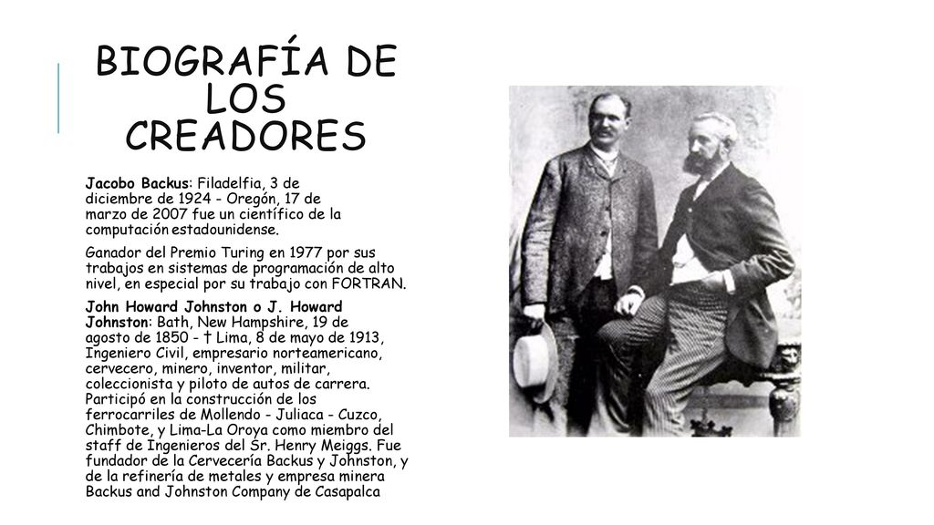 Biografía de los creadores