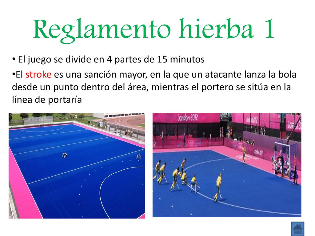 Reglamento hierba 1 El juego se divide en 4 partes de 15 minutos