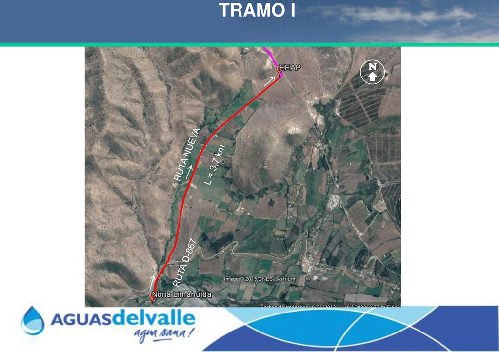 TRAMO I N RUTA NUEVA L = 3,7 km RUTA D-867