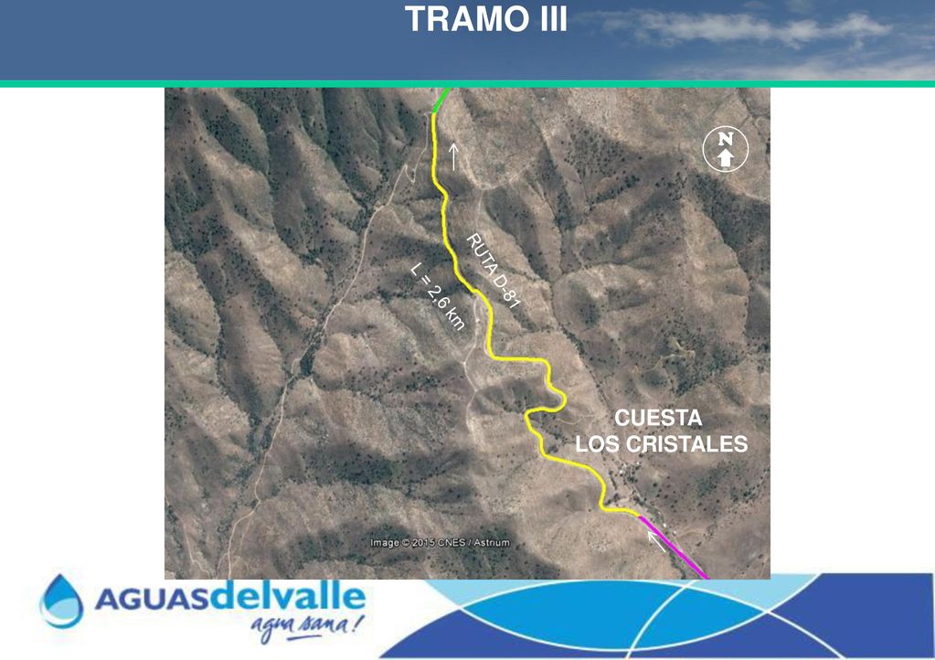 TRAMO III N RUTA D-81 L = 2,6 km CUESTA LOS CRISTALES