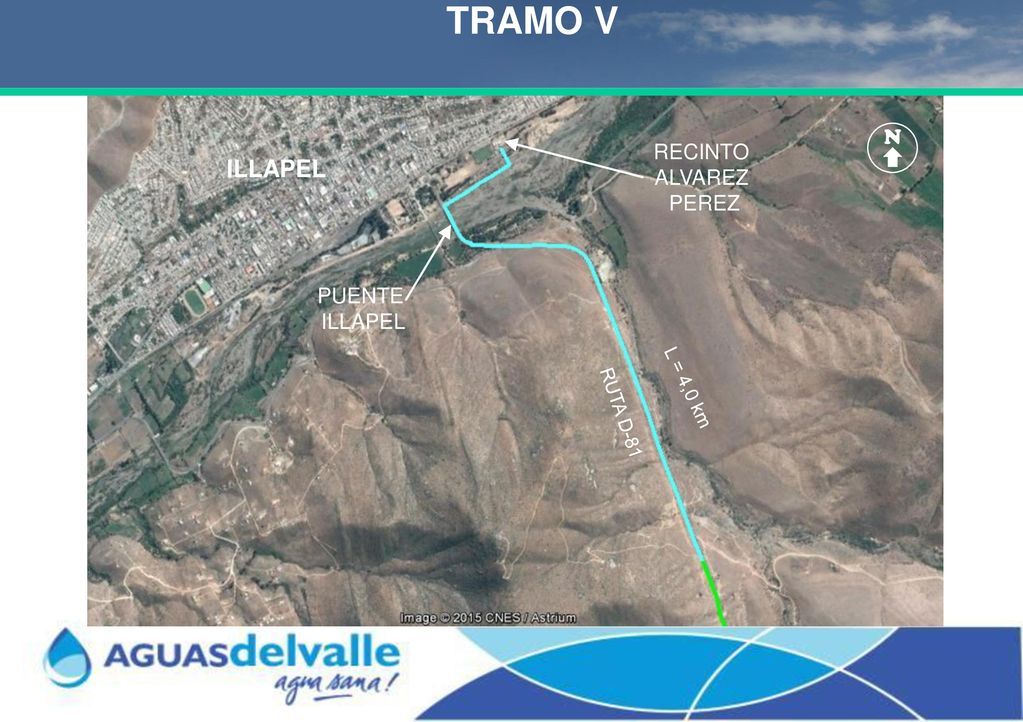 TRAMO V ILLAPEL N RECINTO ALVAREZ PEREZ PUENTE ILLAPEL L = 4,0 km