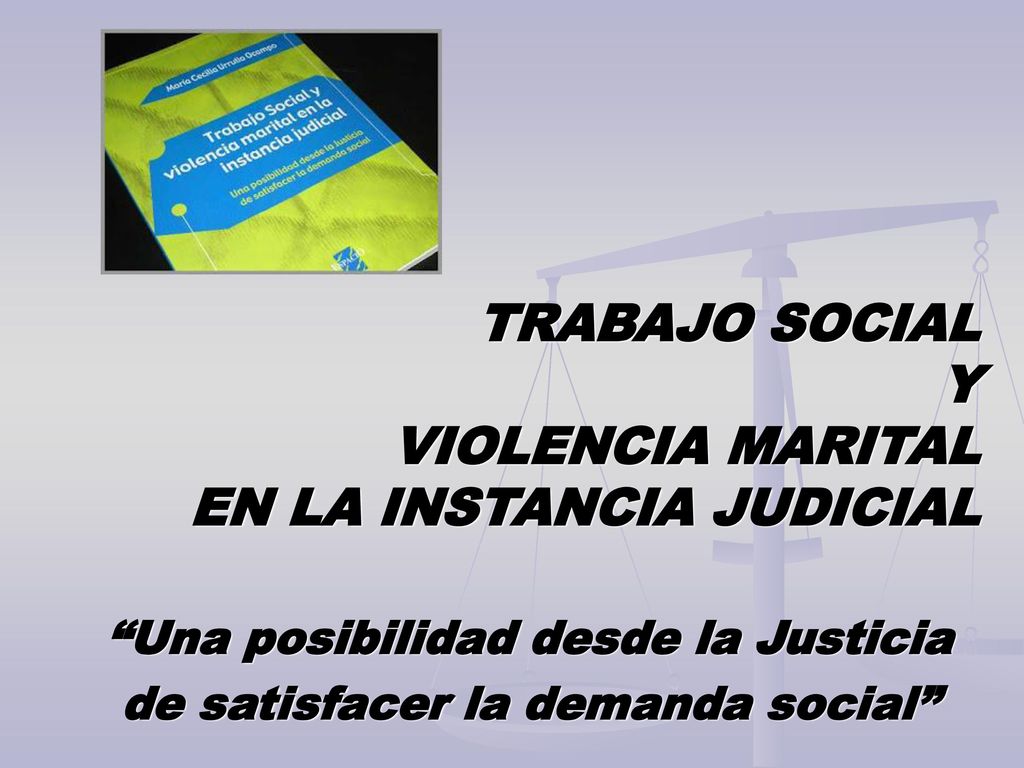 Una posibilidad desde la Justicia de satisfacer la demanda social