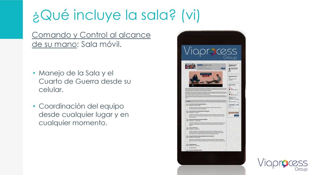 Comando y Control al alcance de su mano: Sala móvil.