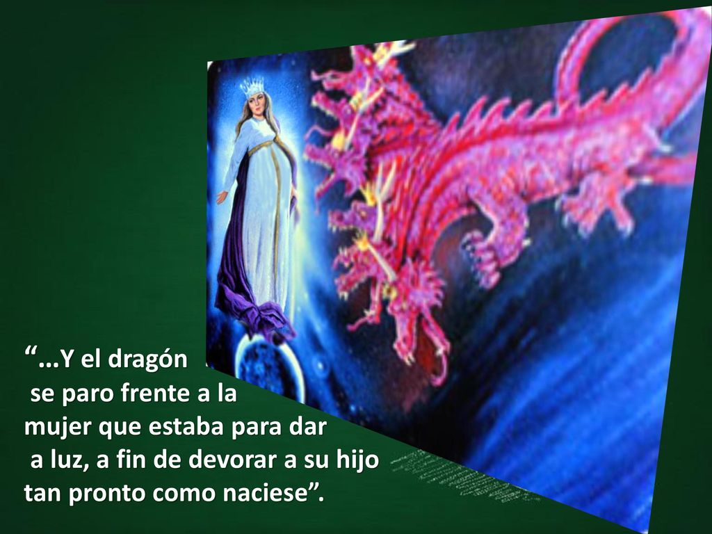 …Y el dragón se paro frente a la mujer que estaba para dar