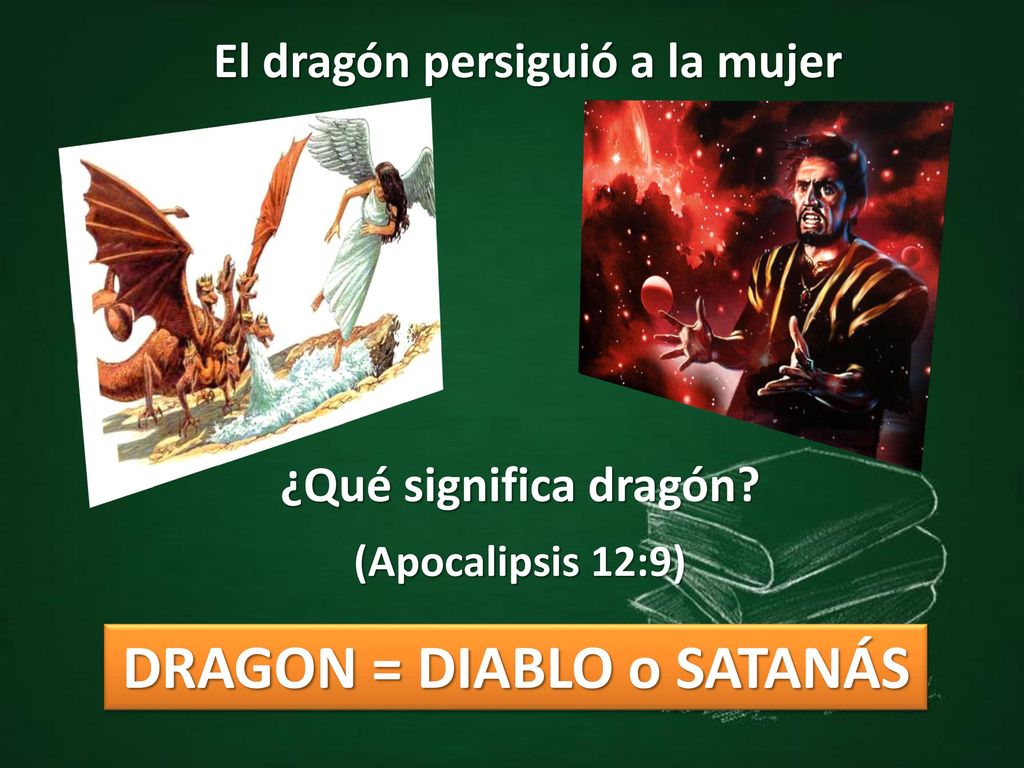 El dragón persiguió a la mujer DRAGON = DIABLO o SATANÁS