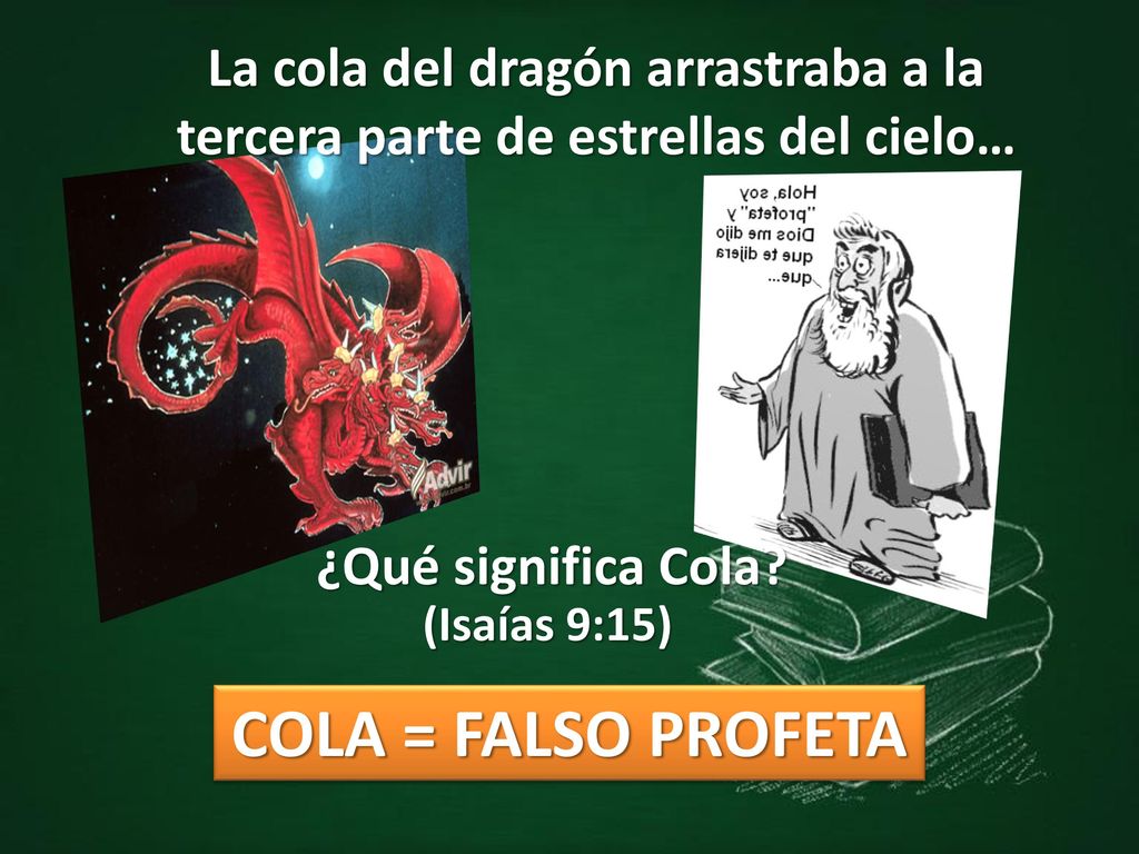 La cola del dragón arrastraba a la tercera parte de estrellas del cielo…