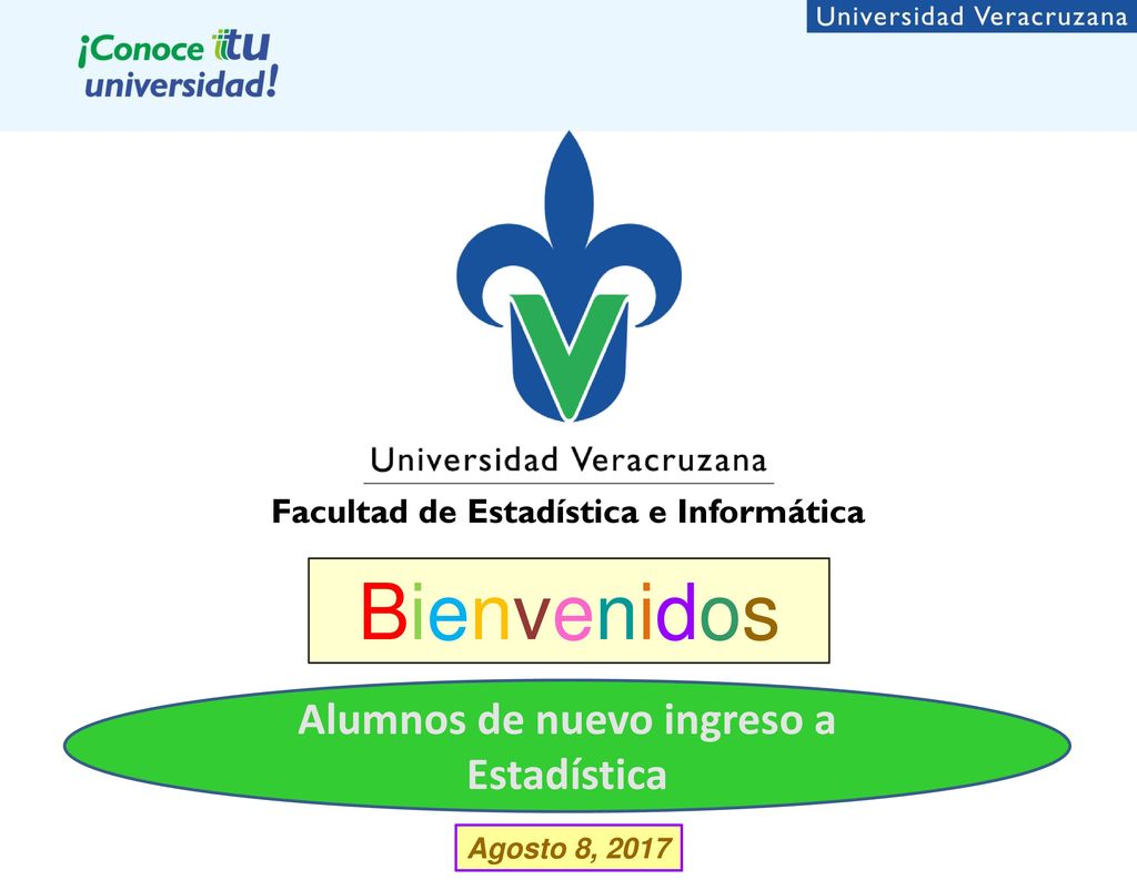 Facultad de Estadística e Informática Alumnos de nuevo ingreso a