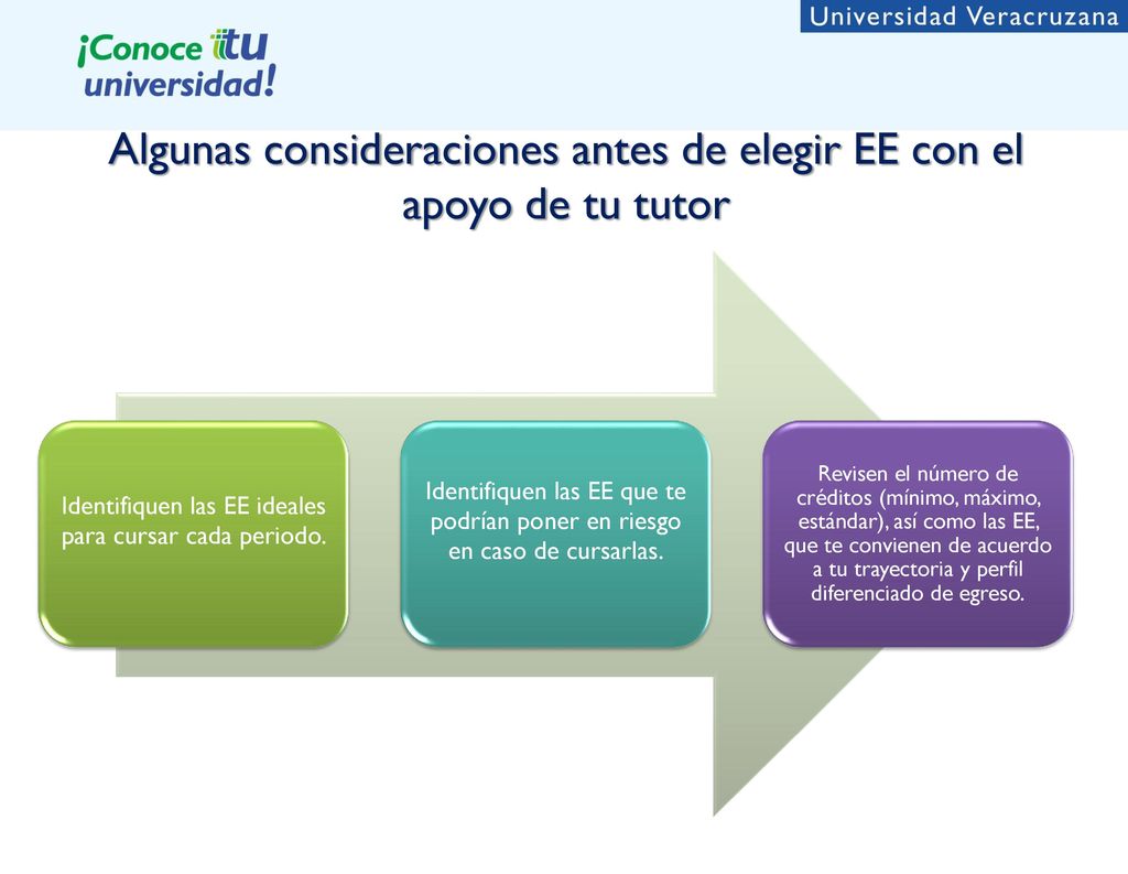Algunas consideraciones antes de elegir EE con el apoyo de tu tutor
