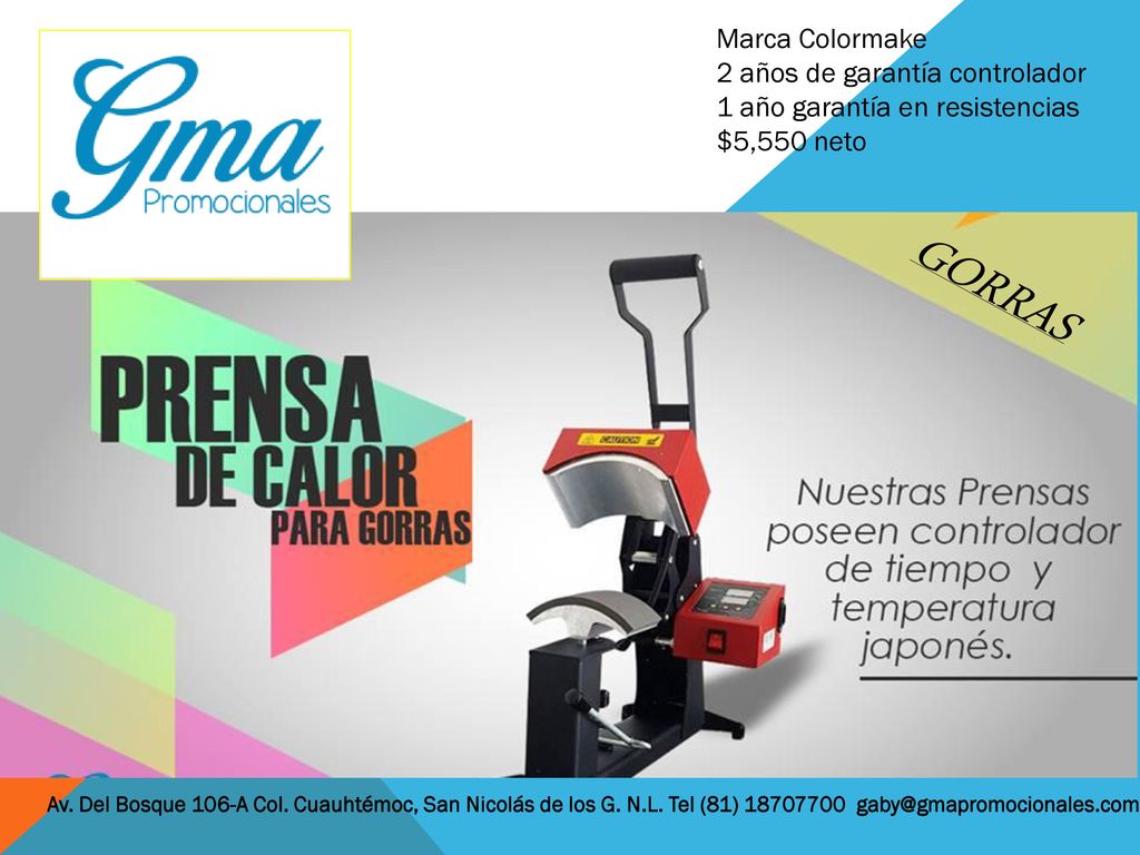 GORRAS Marca Colormake