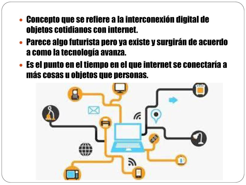 Concepto que se refiere a la interconexión digital de objetos cotidianos con internet.