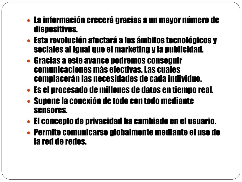 La información crecerá gracias a un mayor número de dispositivos.
