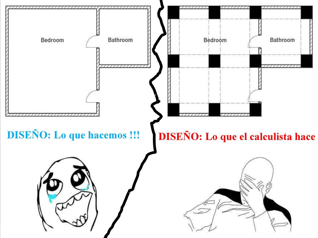 DISEÑO: Lo que hacemos !!! DISEÑO: Lo que el calculista hace