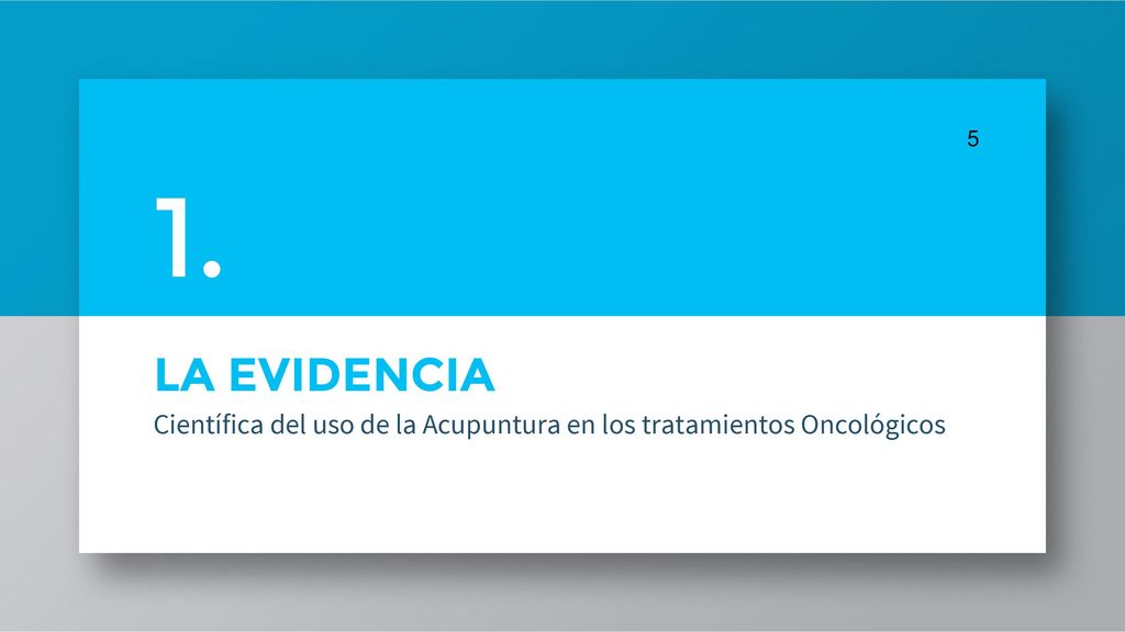 Científica del uso de la Acupuntura en los tratamientos Oncológicos