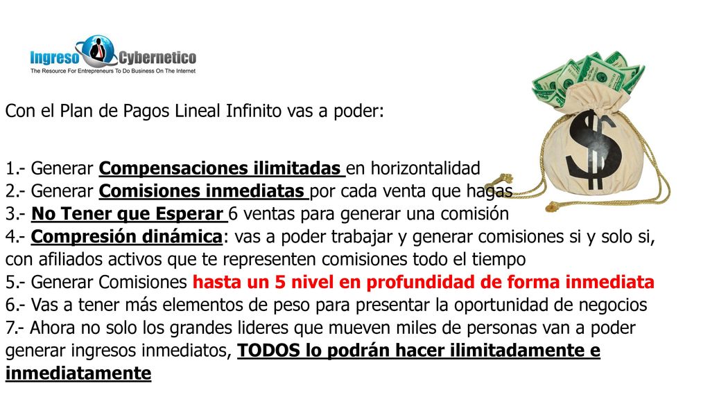 Con el Plan de Pagos Lineal Infinito vas a poder:
