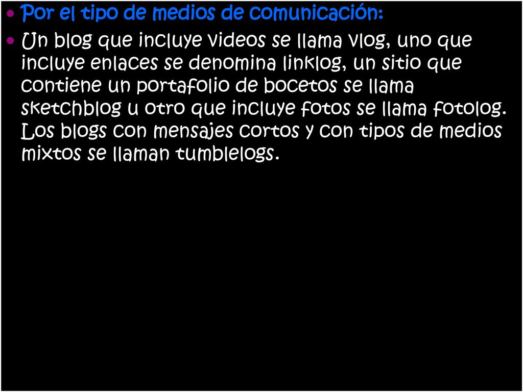 Por el tipo de medios de comunicación: