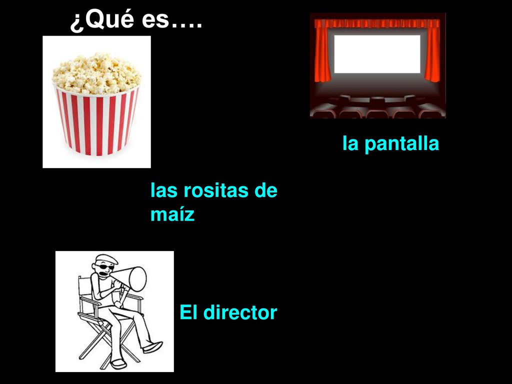 ¿Qué es…. la pantalla las rositas de maíz El director