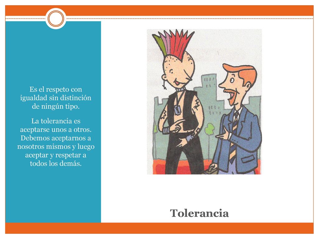 Es el respeto con igualdad sin distinción de ningún tipo.