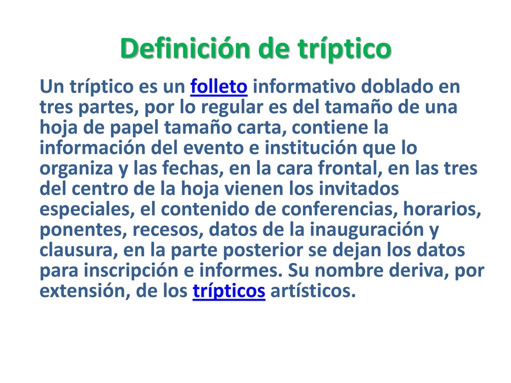 Resolución de problemas cómo elaborar trípticos ppt descargar