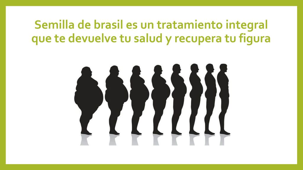 Semilla de brasil es un tratamiento integral que te devuelve tu salud y recupera tu figura