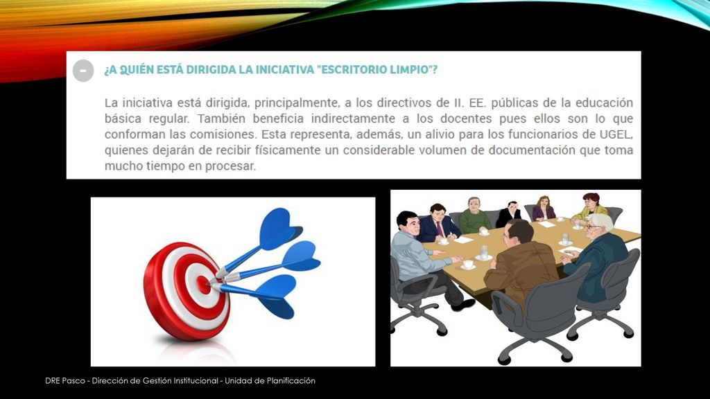 DRE Pasco - Dirección de Gestión Institucional - Unidad de Planificación