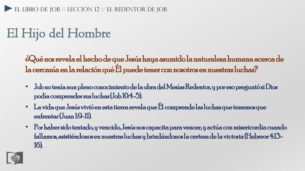 El libro de Job // Lección 12 // El Redentor de Job