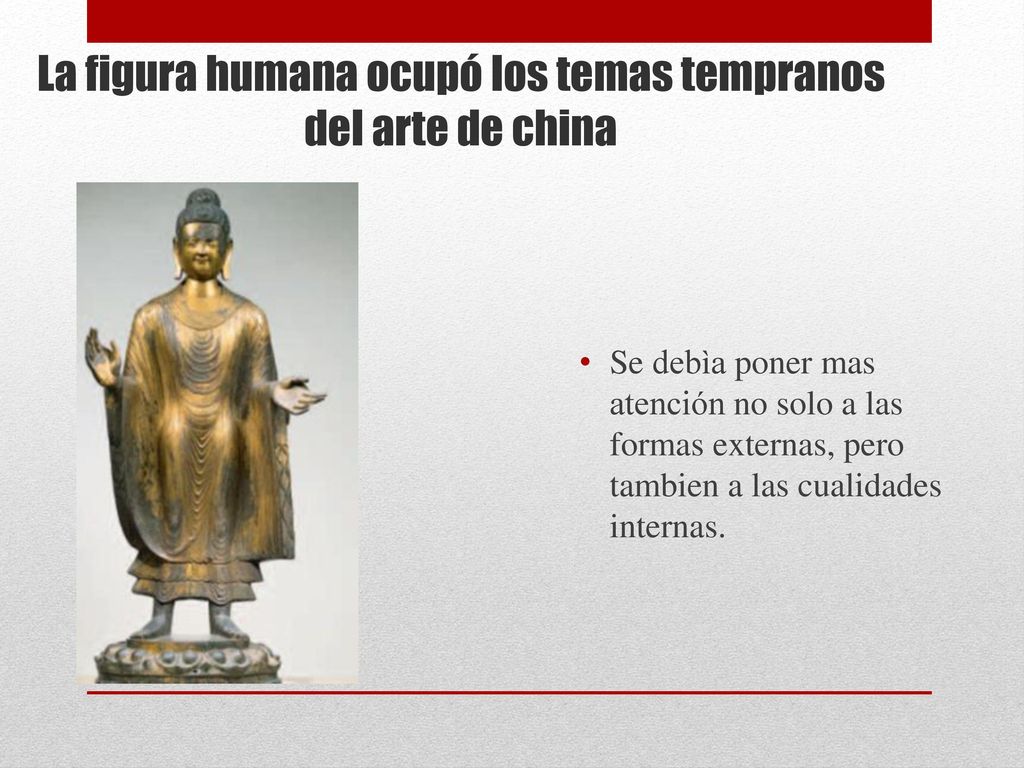 La figura humana ocupó los temas tempranos del arte de china