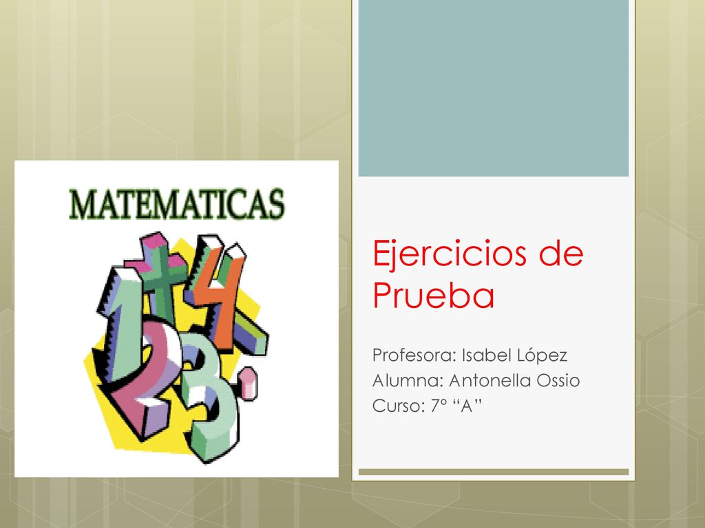 Profesora: Isabel López Alumna: Antonella Ossio Curso: 7º A